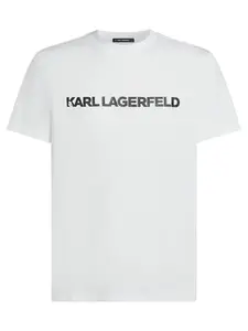 Karl Lagerfeld Tričko  čierna / biela