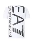 EA7 Emporio Armani Tričko  čierna / biela