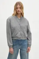 Bomber bunda Answear.LAB šedá barva, přechodná
