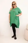 Plus size šaty z bavlny Kesi