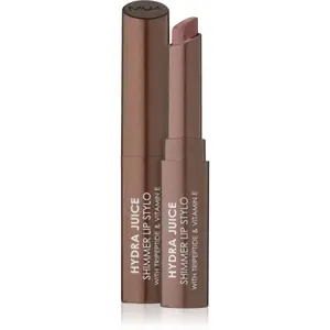 MUA Makeup Academy Hydra Juice Peptide Shimmer Lip Stylo třpytivá rtěnka s vyživujícím účinkem odstín Mocha Muse 1.5 g