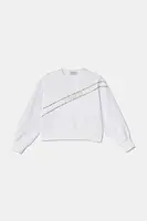 Dětská mikina Pinko Up bílá barva, s aplikací, F4PIJGSW064