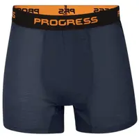 PROGRESS MA SKN 125 Pánské merino boxerky, černá, velikost