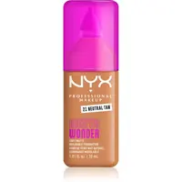 NYX Professional Makeup Make ‘Em Wonder ľahký zmatňujúci make-up odtieň 21 Neutral Tan 30 ml