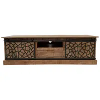 MID.YOU NÍZKÁ KOMODA, mangové dřevo, přírodní barvy, 170/50/45 cm