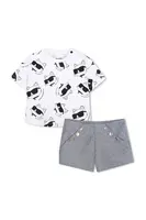 Dětská bavlněná souprava Karl Lagerfeld