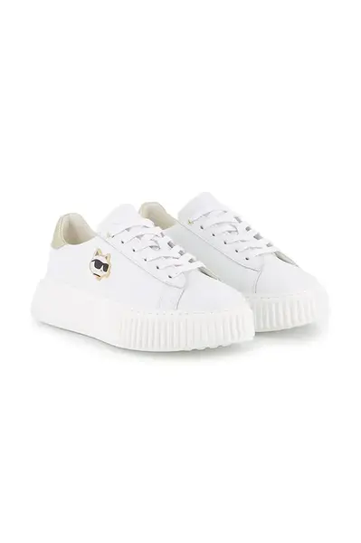 Detské kožené tenisky Karl Lagerfeld