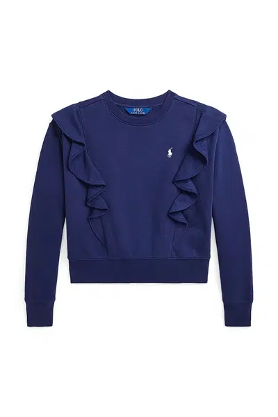 Dětský svetr Polo Ralph Lauren tmavomodrá barva, 313957719002