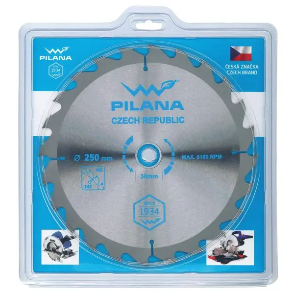 Kotouč pilový na dřevo TCT 210 x 2,2 x 30 mm, 30 zubů, PILANA