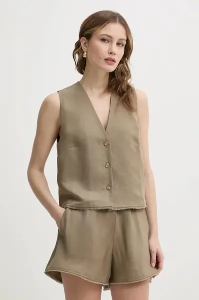 Lněná vesta Ivy Oak