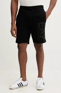 Bavlněné šortky EA7 Emporio Armani