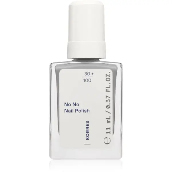Korres No No Nail Polish pečující lak na nehty odstín 75 Foggy Blue 11 ml