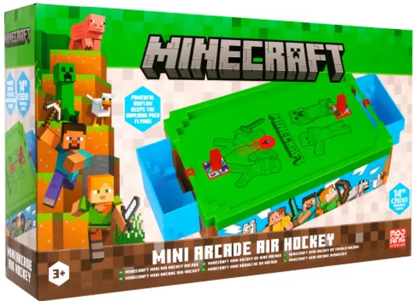 Minecraft Mini Arcade Air Hockey Overworld (poškozená)