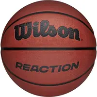 Wilson REACTION Basketbalový míč, hnědá, velikost