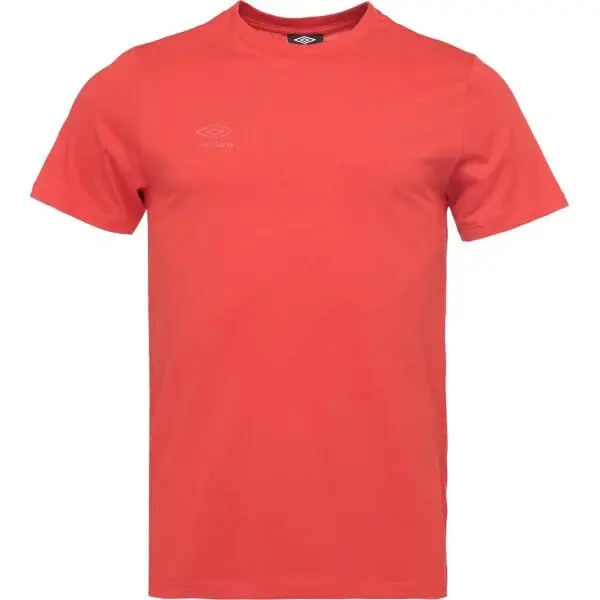 Umbro FW SMALL LOGO TEE Pánské triko, červená, velikost