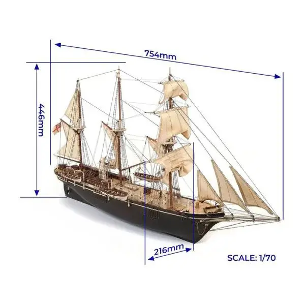 OCCRE HMS Endurance 1:70 kit