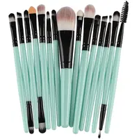 Štetce na líčenie - Tyrkysová/Čierna H4508