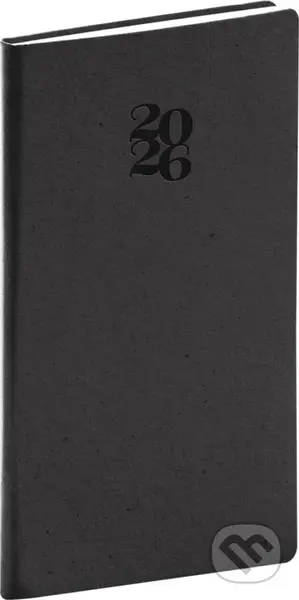 NOTIQUE Vreckový diár Essenza 2026 (káva) (horizontálny)