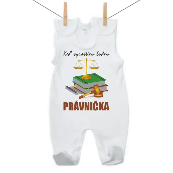 Boodyy Dupačky Keď vyrastiem budem právnička 68 (3-6 mesiacov)