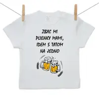 Boodyy Tričko s krátkym rukávom Idem s tatom na jedno 110 (4-5 rokov)