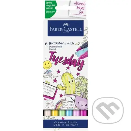 Popisovače Gofa Sketch Dual set 6 Kawaii