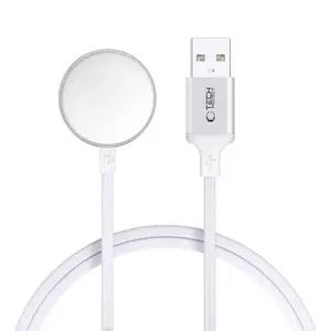 Tech-Protect MC02 magnetická nabíjačka na Apple Watch USB 1m, biela