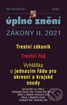 Aktualizace II/5 Trestní zákoník, Trestní řád - Vyhláška o jednacím řádu pro okresní a krajské soudy
