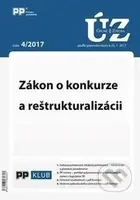 Úplné znenia zákonov 4/2017 (Zákon o konkurze a reštrukturalizácii)