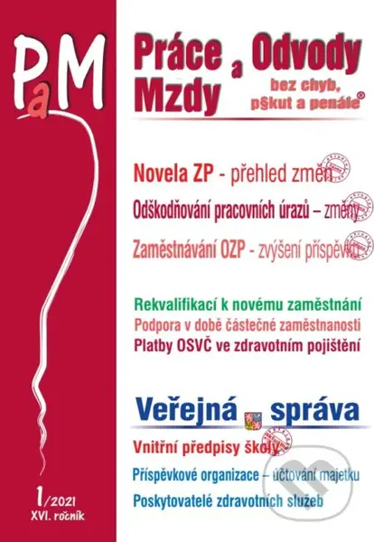 Práce a mzdy č. 1 / 2021 - Novela zákoníku práce – přehled změn