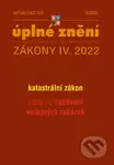 Aktualizace IV/3 - zákon o zadávání veřejných zakázek, katastrální zákon