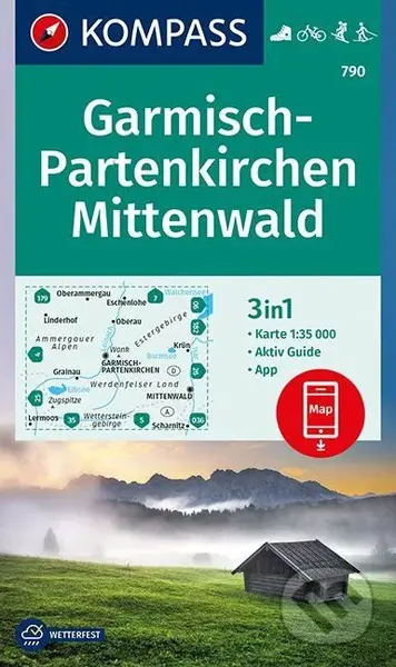 Garmisch-Partenkirchen, Mittenwald (3in1, WK 790, 1:35 000)