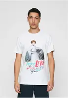 White T-shirt with Star Wars Leia logo