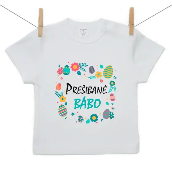 Boodyy Tričko s krátkym rukávom Prešibané bábo 68 (3-6 mesiacov)