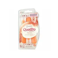 Wilkinson Sword Quattro Sparkle 3ks dámske jednorazové žiletky