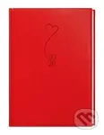 Týdenní diář 2026 Prokop Vivella extra B6 červená Srdce