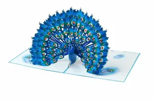 3D přání - Hrdý páv