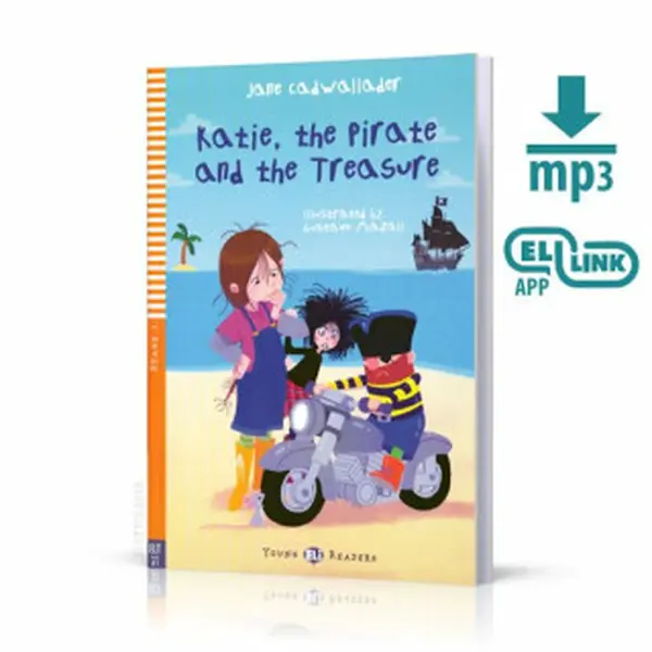 Young ELI Readers 1/A1: The Pirate and The Treasure + Downloadable Multimedia - Jane Cadwallader