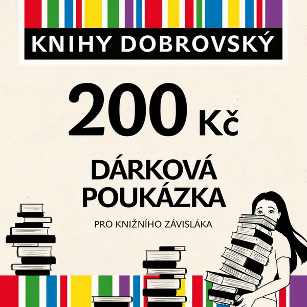 Elektronická dárková poukázka pro knižního závisláka 200 Kč