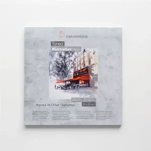 Šedý akvarelový blok HHM 20x20cm 200g