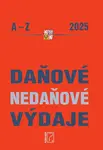 Daňové a nedaňové výdaje 2025
