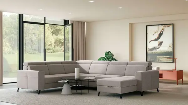 Sedací souprava Aspen U Provedení: Pravá U, Látka: Maya 20