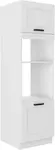 Vysoká skříňka pro vestavnou a mikrovlnou troubu Luna 60 DPM-210 2F Barva korpusu: Bílá, Barva dvířek: Bílá