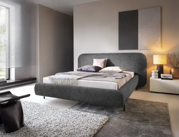 Postel Pointt - kovový rám Rozměr: 180 x 200 cm, látka: Breona 4