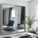 Šatní skříň Ska A01 Barva korpusu: Dub - sonoma, Rozměry: 100 cm