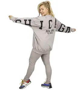 Pri Women's tracksuit loose sweatshirt + ribbed leggings CHICAGO