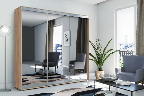 Šatní skříň Ska A31 XL Barva korpusu: Dub - Craft zlatý, Rozměry: 278 cm