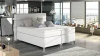 Boxspring Amadeo Rozměr: 140 x 200 cm, látka: Soft 17, Varianta: S LED osvětlení