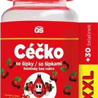 GS CÉČKO se šípky, želatinky bez cukru 80 ks