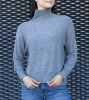 Gemre Grey loose-fitting turtleneck Lukana