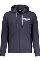 Pánská mikina Napapijri na zip modrá